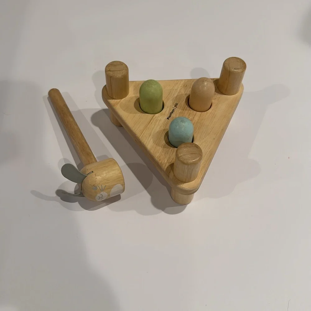 Plan Toys x pbk Watercolor Hammer‎ Head Montessori wooden